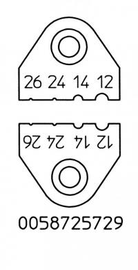 Messerset AWG 12, 14, 24, 26