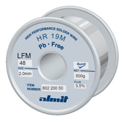 HR 19M LFM-48 P3  Flux 3,5%  2,0mm  0,5kg Spule/ Reel
