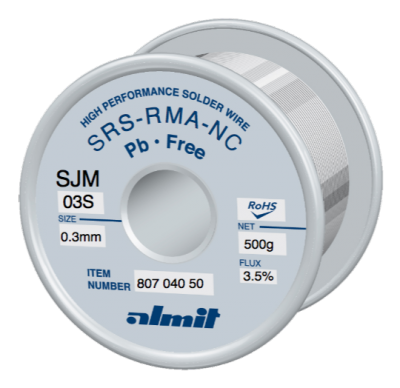 SRS-RMA-NC SJM-03-S 3,5%  0,3mm  0,5kg Spule/ Reel 